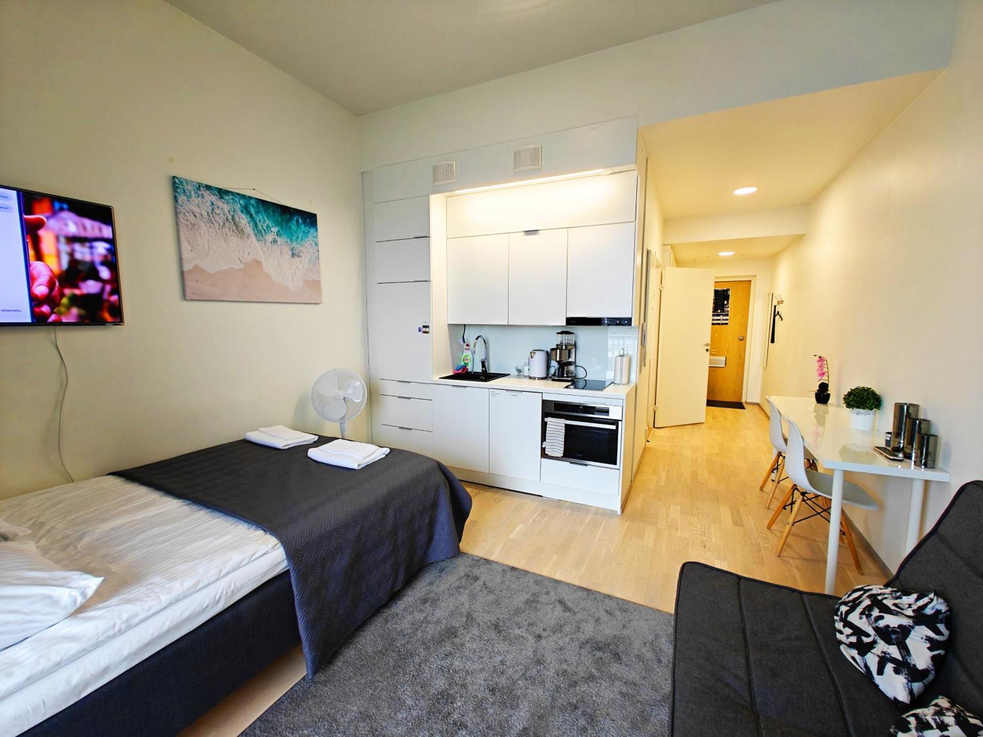 شقة Penthouse In The Oulu Center المظهر الخارجي الصورة
